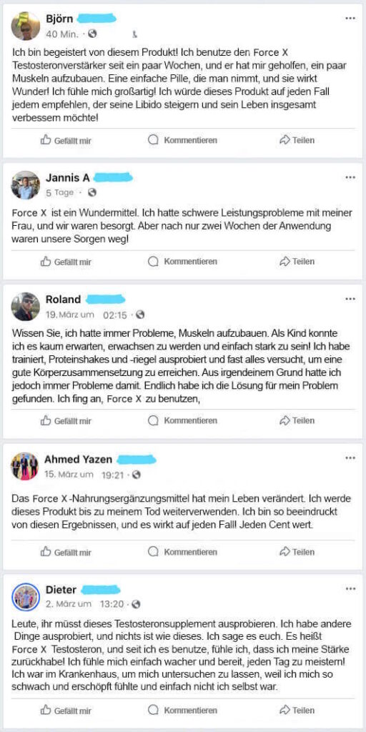 Force X Erfahrungen